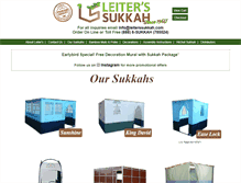 Tablet Screenshot of leiterssukkah.com